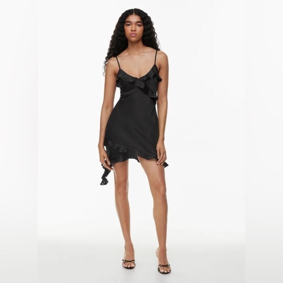 Aritzia Dresses & Skirts - Aritzia Wilfred Botanical Satin Dress